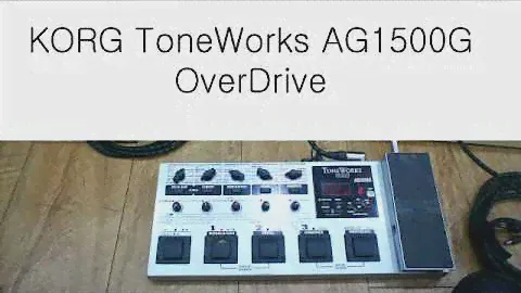 Korg ToneWorks AX1500G Sound sample
