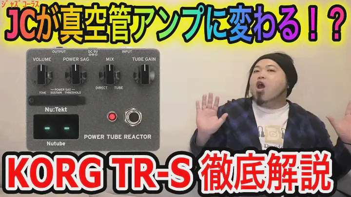 【JCが】KORG TR−S徹底解説【真空管アンプになる】