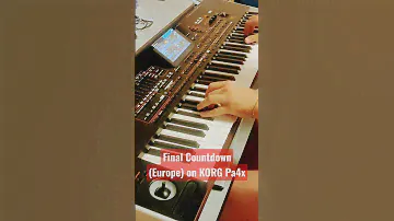 Final Countdown (Europe) on KORG Pa4x