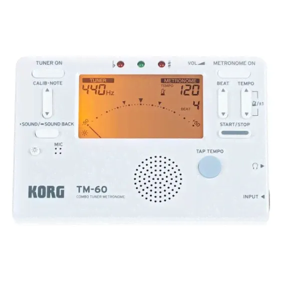 Korg TM-60C BK White-4