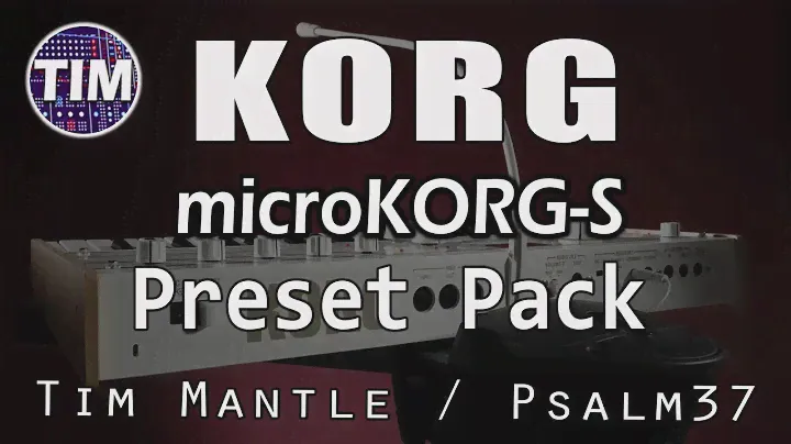 microKORG S, sounds / patches / presets - 128 NEW!!