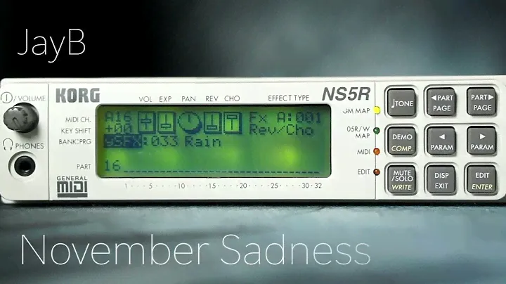 JayB - November Sadness [Atmospheric Breakbeat on Korg NS5R]