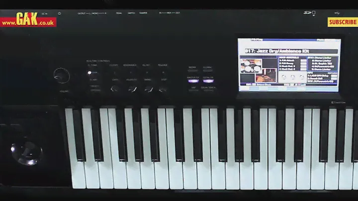Korg - Krome Music Workstation Demo at GAK