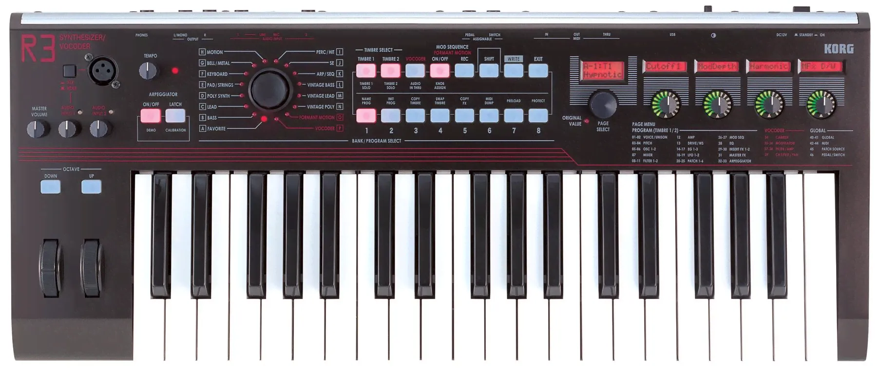 СИНТЕЗАТОР-ВОКОДЕР KORG R3-0