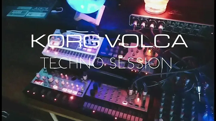 KORG Volca Keys/Bass/Drum/Sample - TECHNO jam