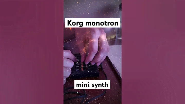 Korg monotron #korg #korgmonotron #synthesizer