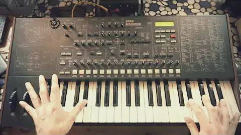 Korg MS-2000 - Synth Strings & Ambient Atmos (demo)