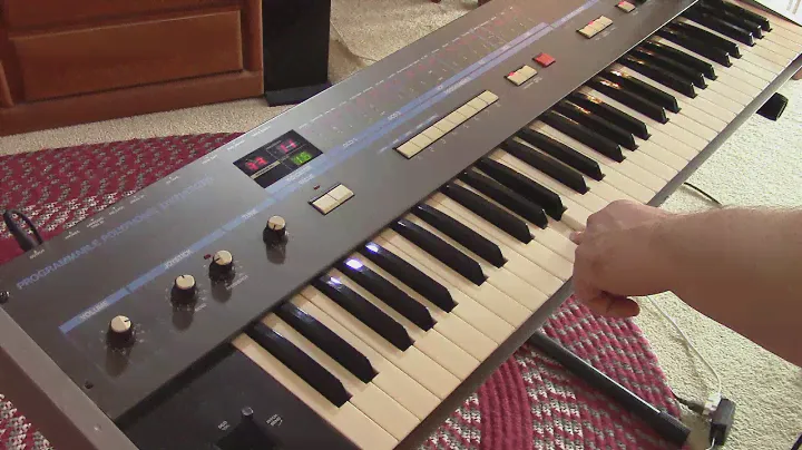1982 Korg Poly-61 Vintage Polyphonic Analog Synthesizer