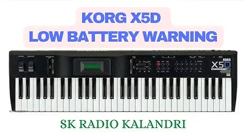 korg x5d low battery warning Problem / korg x5d keyboard repair  🔥! / SK Radio Kalandri