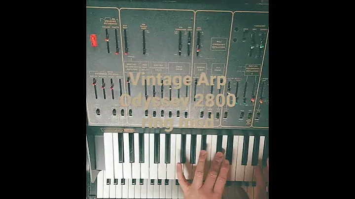 vintage arp odyssey ring mod test
