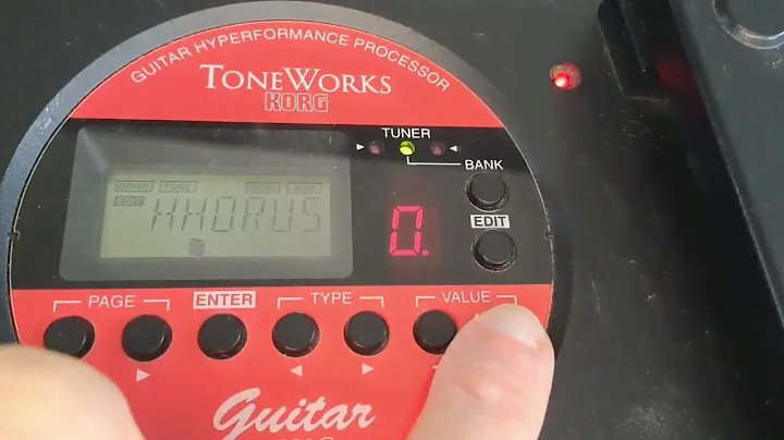 Korg AX1G Tutorial - Create Custom Patches & Looper Function