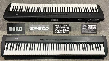 Korg SP-200 Digital Piano 88 weighted Keys  Made in Italy ( Wilson’s music instruments 03371476660 )