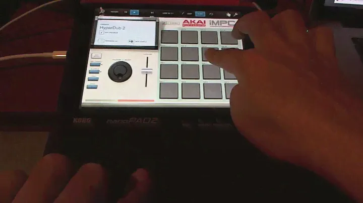 Tabletop with iMPC +nanoPad2 "iPad mini"