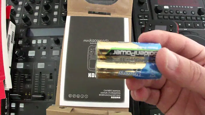 KORG MINI KAOSS PAD 2 UNBOXING + KORG KA 191 (AC ADAPTER UNBOXING)