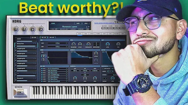 Making a FIRE Rnb Beat using Korg Triton...Still worth it?