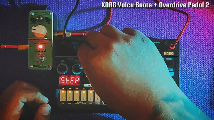 Overdriving the KORG Volca BEATS! #techno #korgvolcabeats #jam #overdrive