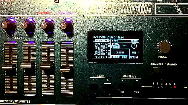 KORG opsix module: Resolution