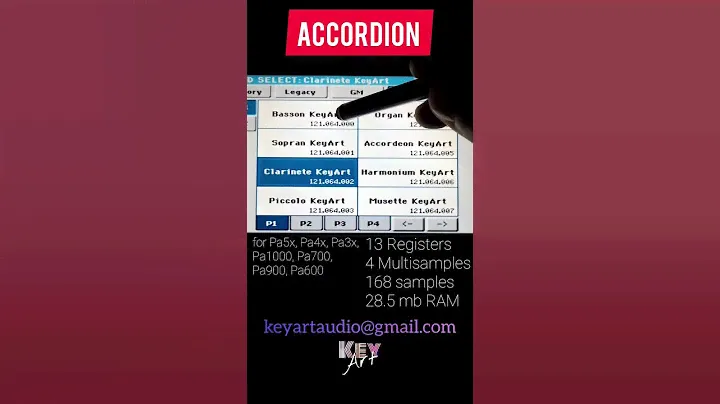 Accordion for KORG Pa Series