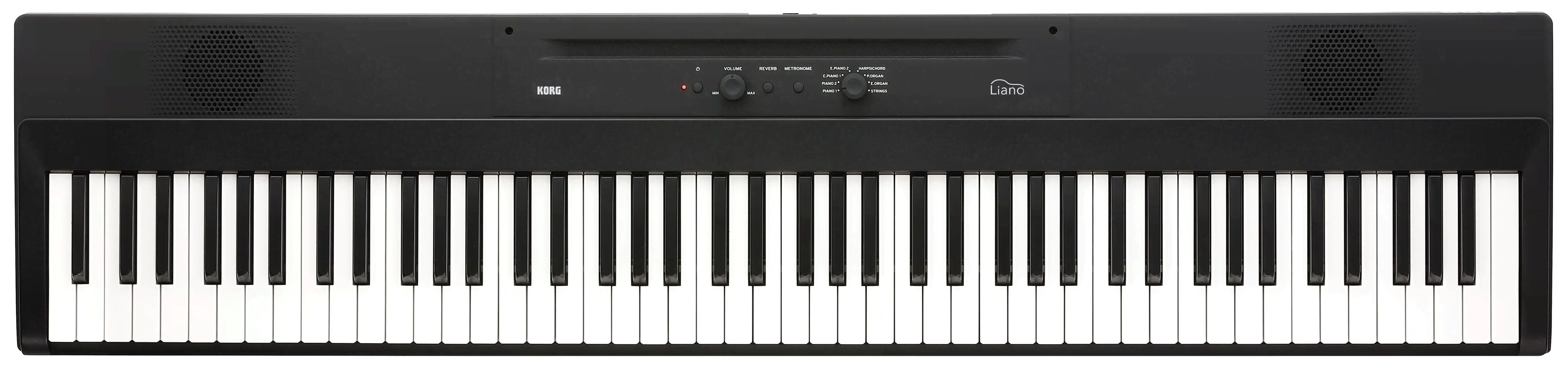 KORG L1 BK цифровое пианино Liano, 88 клавиш, цвет черный. Пюпитр и педаль в комплекте