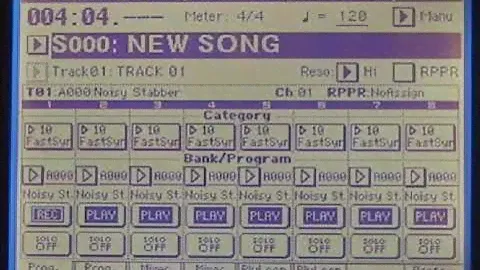 Korg Triton Video Tutorial - Sequencing 4: Recording Using Arpeggios