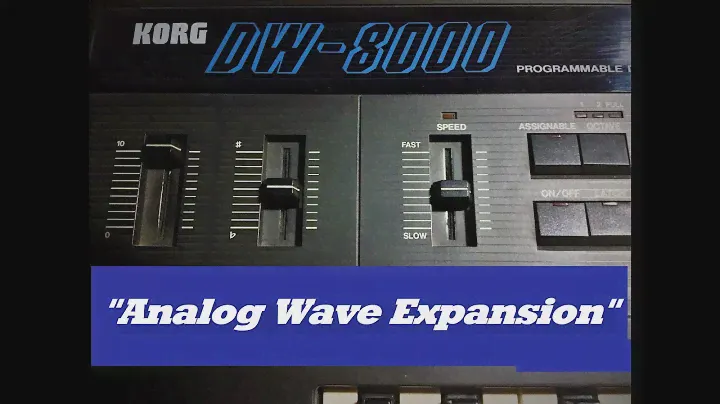 Korg DW-8000 -  Synth King  "Analog Wave Expansion"