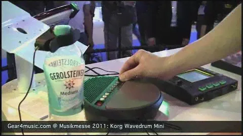 Musikmesse 2011: Korg Wavedrum Mini Overview for Gear4music.com