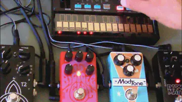 Korg Volca FM with pedals