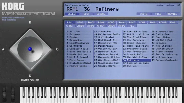 Korg Wavestation Plugin: Back to the future! - No talking demo