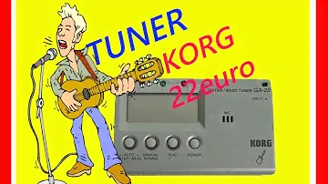 TUNER KORG GA-20 GUTAR/BASS 2017