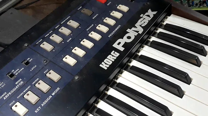 KORG POLYSIX - leaky battery, KLM-367A-1 board replacement
