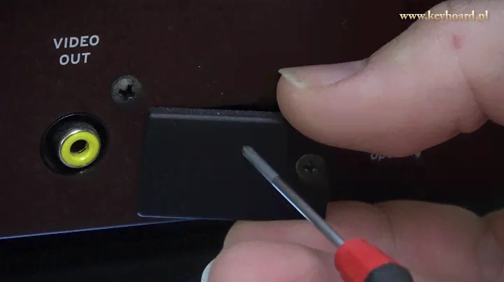 Korg PA4X battery replacement (Battery CR2032)