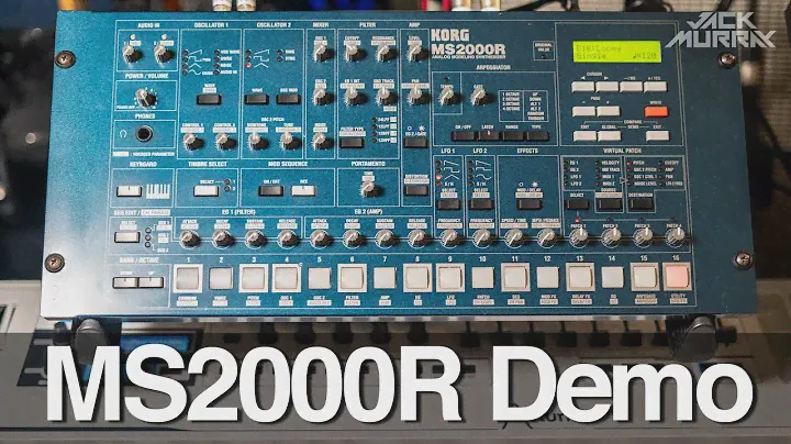 Korg MS2000R Synthesizer Demo (No Talking)