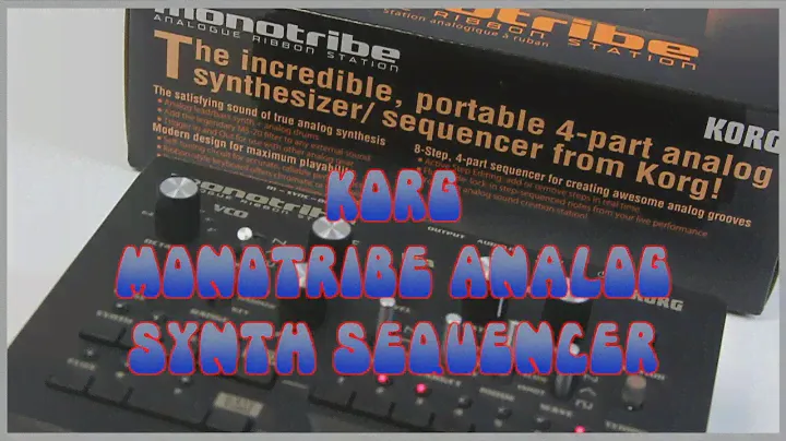 Korg Monotribe Mini Analogue Ribbon Synth demo | PMTVUK