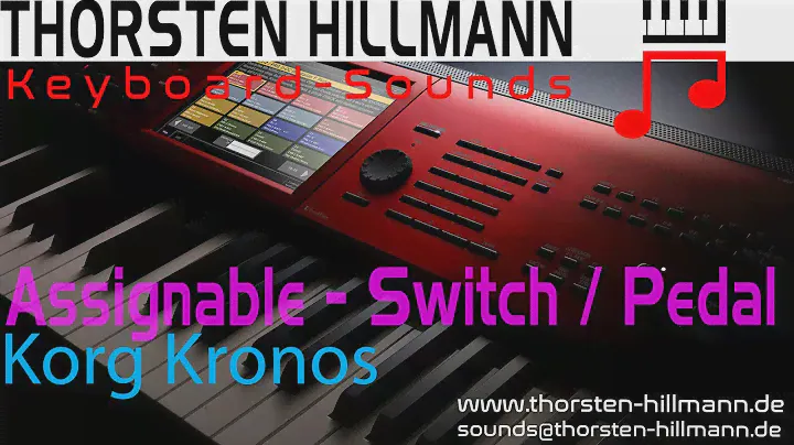 Einsteiger Tutorial Korg Kronos Assignable Switch und Pedal