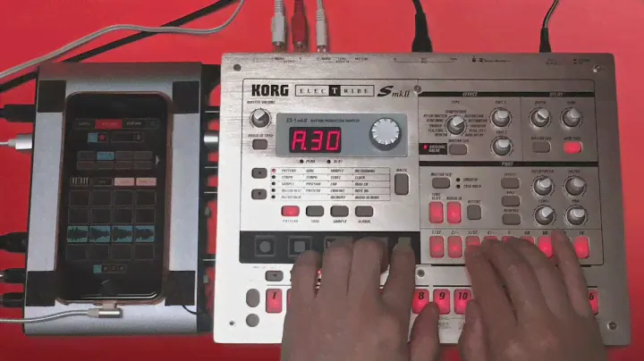 #089 Korg Electribe ES-1 MkII and KOALA SAMPLER(iPhone 6s Plus)