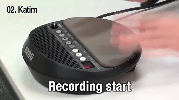 KORG WAVEDRUM Mini  [Rhythm Patterns/Overdubbing]