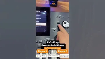 Korg pa5x Toca dois Ritmos ao Mesmo tempo? #thyagorybeiro