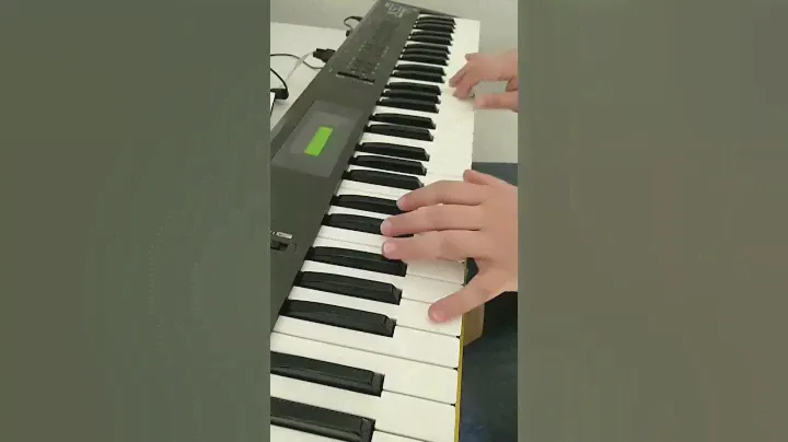 Acoustic piano arrangement of the Korg X5D keyboard