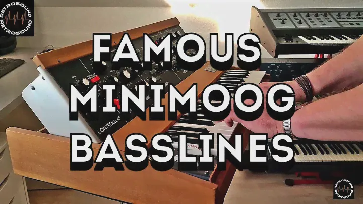 Famous Moog Minimoog Bass Lines