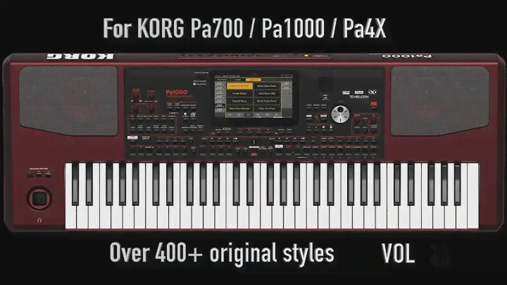 Collection original styles for KORG Pa700/Pa1000/Pa4X VOL 01 - 40