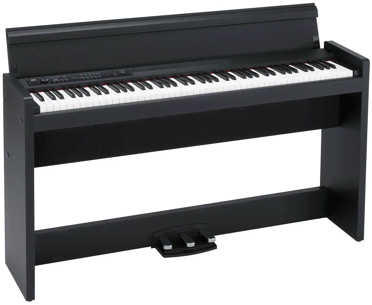 KORG LP-380 BK U цифровое пианино, цвет чёрный. USB-выход 88 клавиш, RH3 (Real Weighted Hammer Action 3)-0