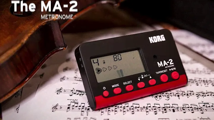 Now even easier to see and hear. The MA-2 is the new must-have metronome for orchestral instruments.