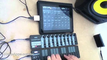 Korg nanoKEY + nanoKONTROL + iPad + USB hub