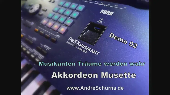 KORG Pa5X Musikant Demo "Musette Akkordeons" www.AndreSchurna.de