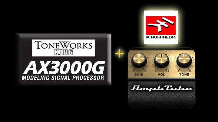 Tutorial - Using ToneWorks KORG AX3000G as MIDI controller on Amplitube