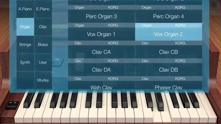 KORG MODULE for iPad Organ& Clav