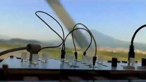 Korg Volca Modular in Japan powered via USB on a bullet train.