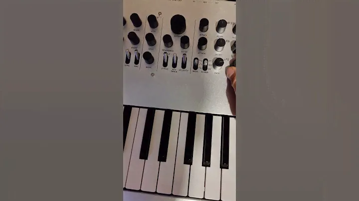 How to/Quick Korg Minilogue syntwave/80s bass sound #synthesizer #synthwave #80s #electronicmusic