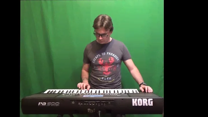 Korg PA600 Первая композиция