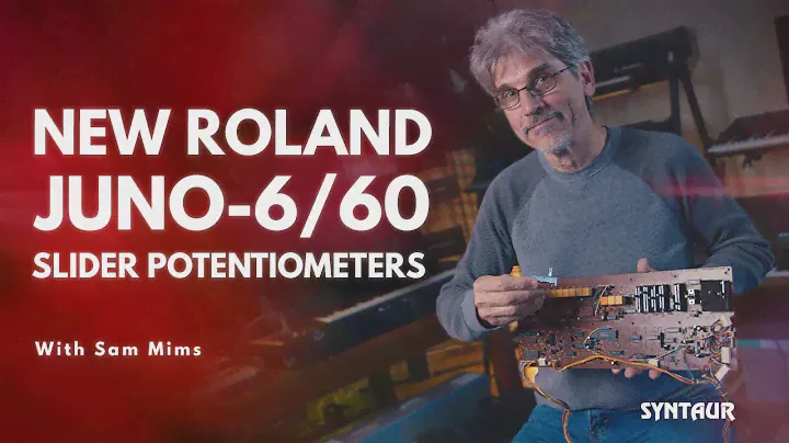 New Roland Juno-6/60 Slide Potentiometers